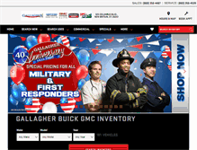 Tablet Screenshot of gallagherautos.com